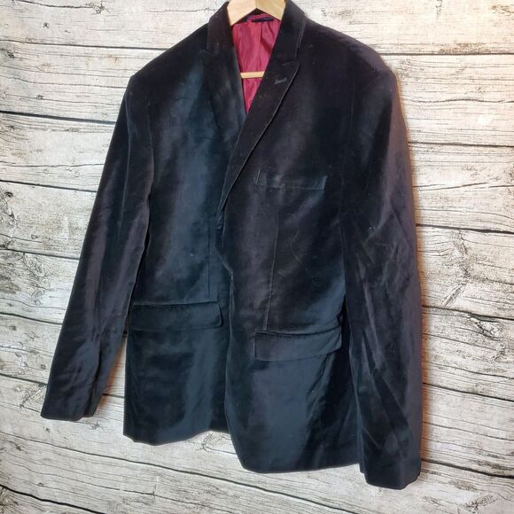 Angyleculture Russell Simmons  Velvet Blazer Size XL - Picture 1 of 14